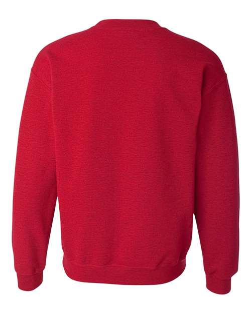 Unisex Heavy Blend™ Crewneck Sweatshirt – Antique Cherry Red – Back
