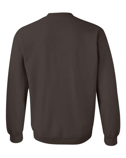 Unisex Heavy Blend™ Crewneck Sweatshirt – Dark Chocolate – Back