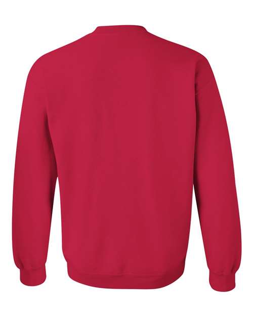 Unisex Heavy Blend™ Crewneck Sweatshirt – Cherry Red – Back