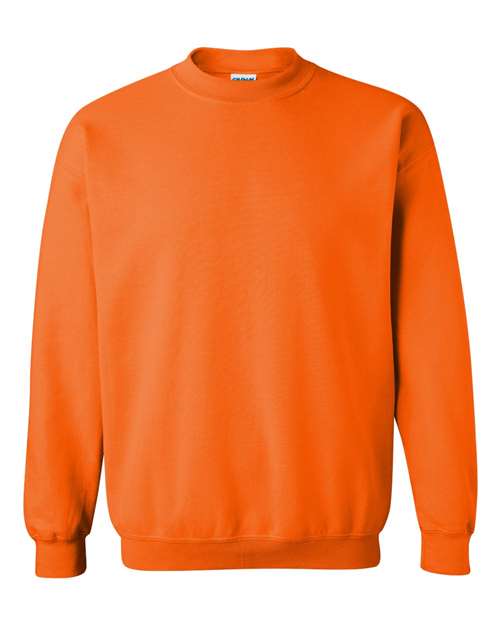 Unisex Heavy Blend™ Crewneck Sweatshirt – Safety Orange – Front
