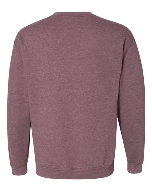 Unisex Heavy Blend™ Crewneck Sweatshirt – Heather Dark Maroon – Back