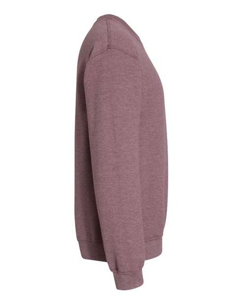Unisex Heavy Blend™ Crewneck Sweatshirt – Heather Dark Maroon – Right Sleeve