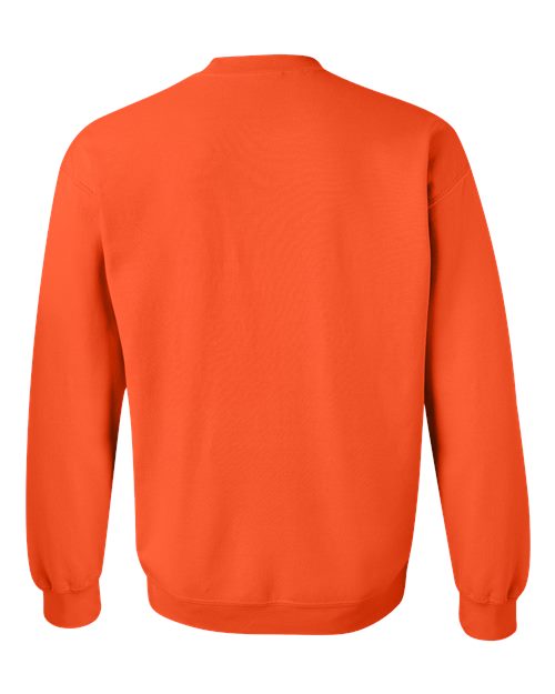Unisex Heavy Blend™ Crewneck Sweatshirt – Orange – Back