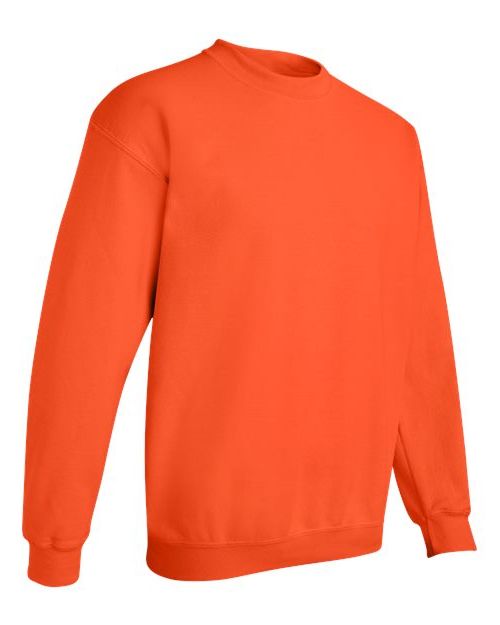 Unisex Heavy Blend™ Crewneck Sweatshirt – Orange – Right Sleeve