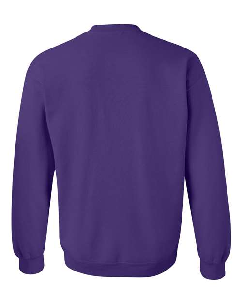 Unisex Heavy Blend™ Crewneck Sweatshirt – Purple – Back