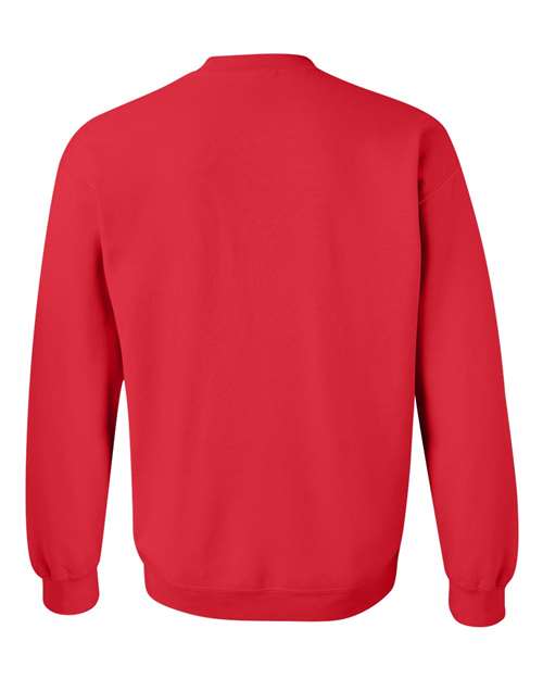 Unisex Heavy Blend™ Crewneck Sweatshirt – Red – Back