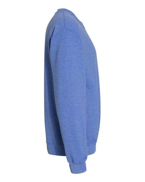 Unisex Heavy Blend™ Crewneck Sweatshirt – Heather Deep Royal – Right Sleeve