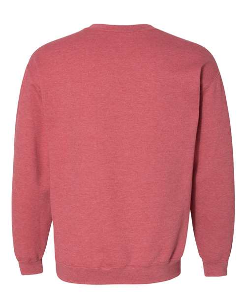 Unisex Heavy Blend™ Crewneck Sweatshirt – Heather Scarlet Red – Back