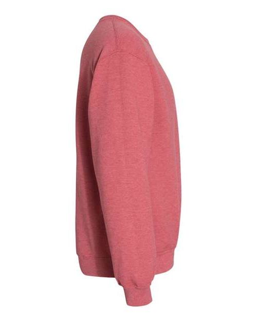 Unisex Heavy Blend™ Crewneck Sweatshirt – Heather Scarlet Red – Right Sleeve
