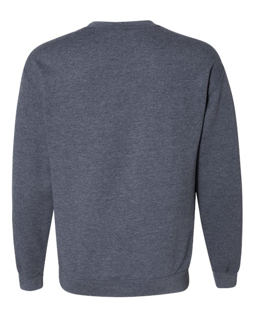Unisex Heavy Blend™ Crewneck Sweatshirt – Heather Dark Navy – Back