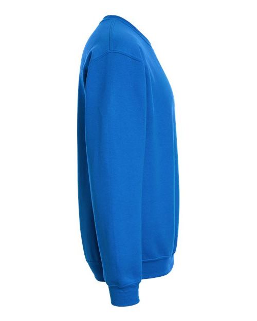 Unisex Heavy Blend™ Crewneck Sweatshirt – Neon Blue – Right Sleeve