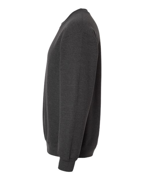 Unisex Heavy Blend™ Crewneck Sweatshirt – Fan Charcoal Heather – Left Sleeve
